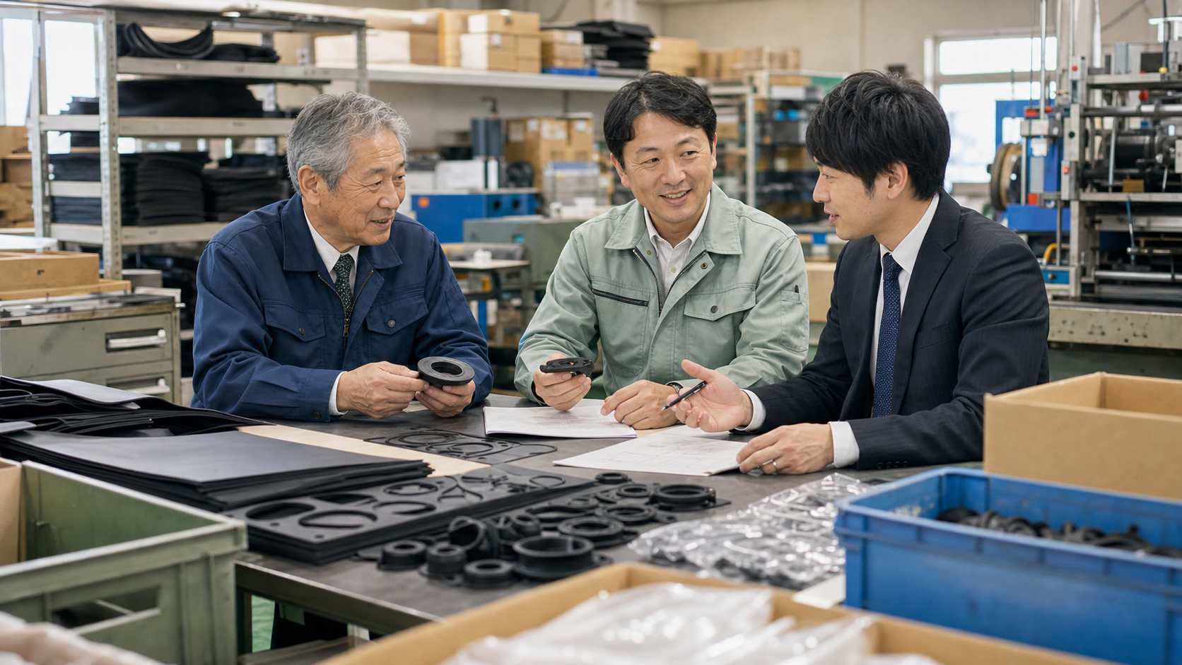 工業用ゴム製品・加工外注ネットワークのM&A事例｜小ロット短納期体制を評価された譲渡